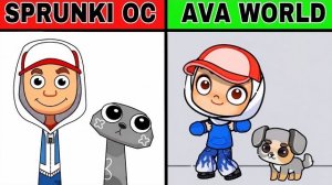 Мой СПРУНКИ OC: Джейк (из Subway Surfers) против Pebble (из Dandy’s World) в AVATAR WORLD