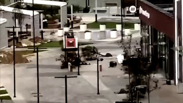 Мощный ветер прошел в столице