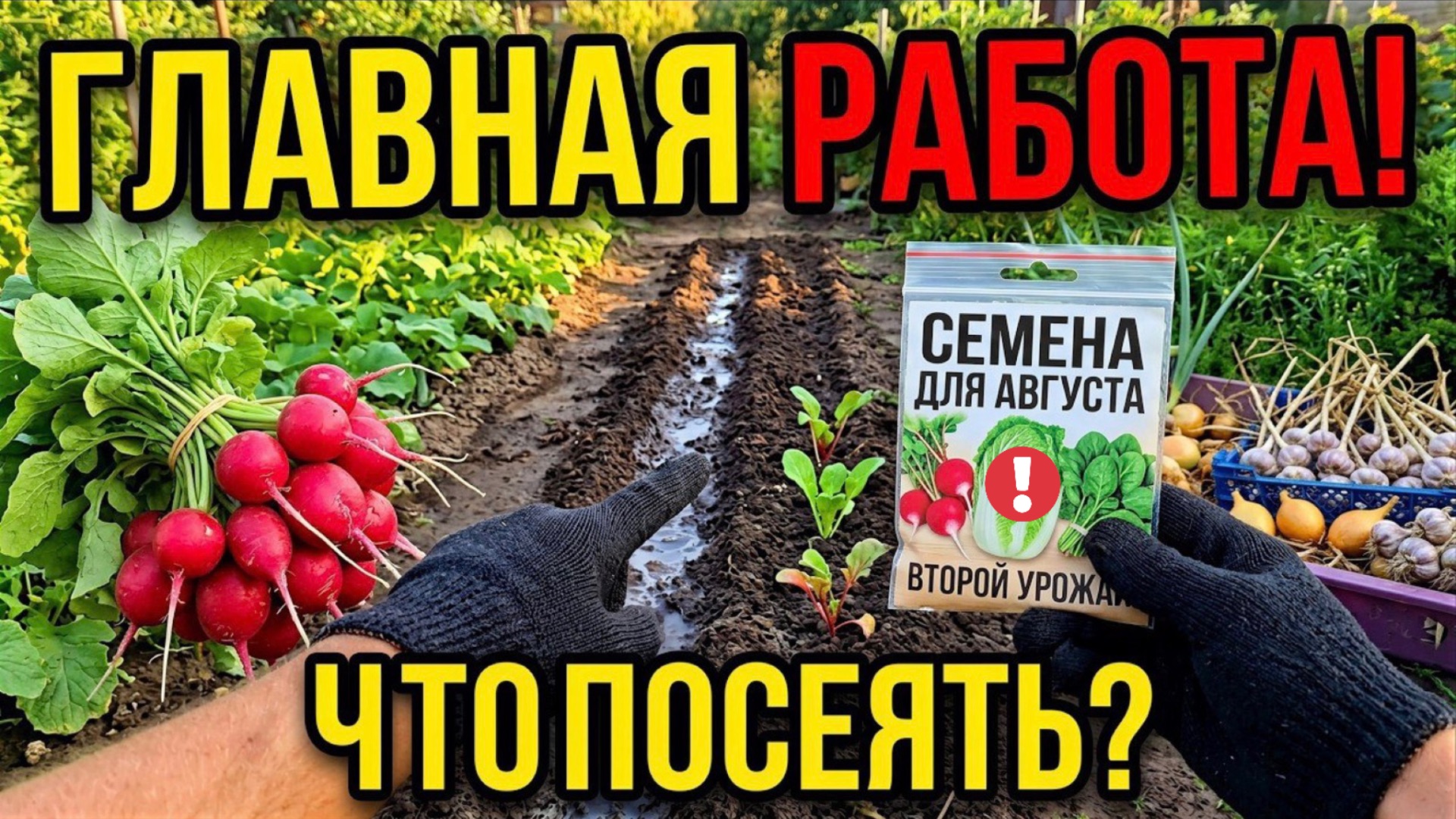 ГЛАВНАЯ РАБОТА АВГУСТА НА ПУСТОЙ ГРЯДКЕ! БЕЗ НЕЁ ВТОРОГО УРОЖАЯ НЕ БУДЕТ
