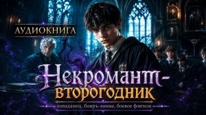 АУДИОКНИГА НЕКРОМАНТ-ВТОРОГОДНИК, ПОПАДАНЕЦ, БОЯРЪ-АНИМЕ, БОЕВОЕ ФЭНТЕЗИ