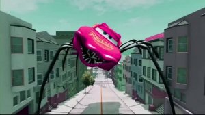 МУЛЬТИКИ Молния Маккуин Паук: Машинка Монстр Танцует под Крутой Ремикс 🏎️🕷️
