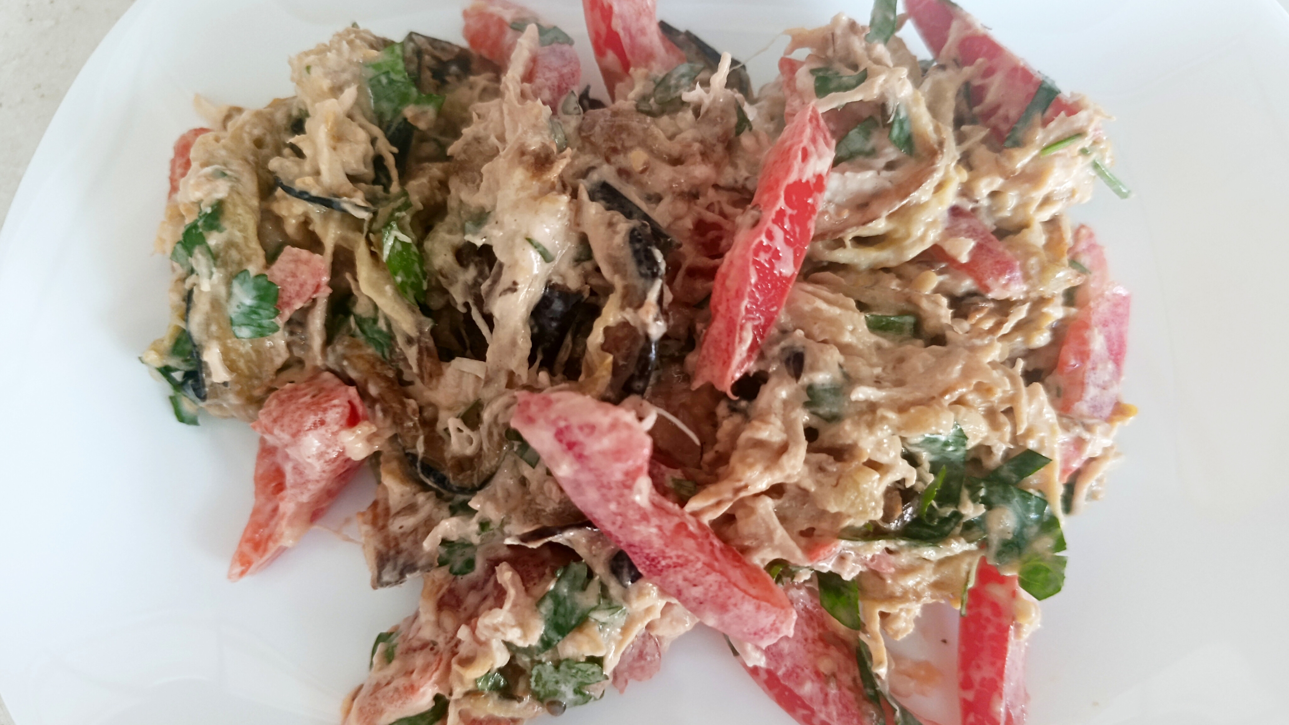 Нашумевший салат 🥗 из баклажанов 🍆 с куриной грудкой