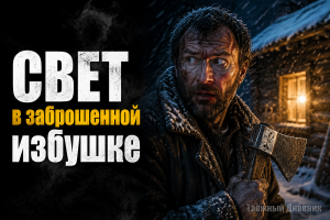 Свет под дверью заброшенного кордона появился в самый мороз