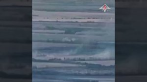 Боевая работа расчётов САУ «Акация»