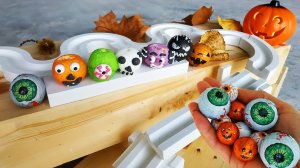 Хэллоуинская гонка шариков ASMR 🎃