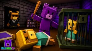 ФИОЛЕТОВЫЙ МЕДВЕДЬ ПОХИТИЛ МЕДВЕДИЦУ! 😱 | SUPER BEAR ADVENTURE