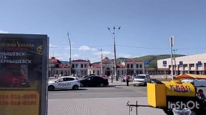 Обзор Соборной и Привокзальной площадей в городе Чита (06.08.2026).