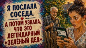 Я ПОСЛАЛА СОСЕДА. А ПОТОМ УЗНАЛА, ЧТО ЭТО ЛЕГЕНДАРНЫЙ «ЗЕЛЁНЫЙ ДЕД»