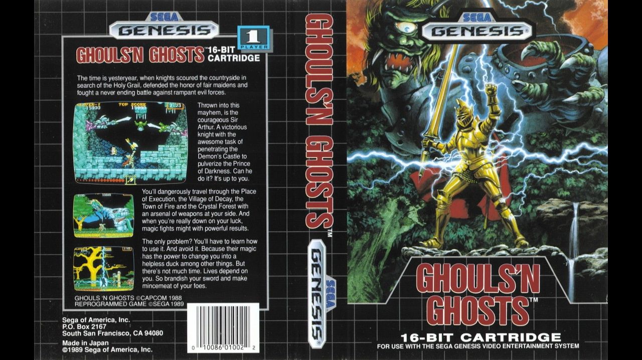 Ghouls N Ghosts  (Genesis)