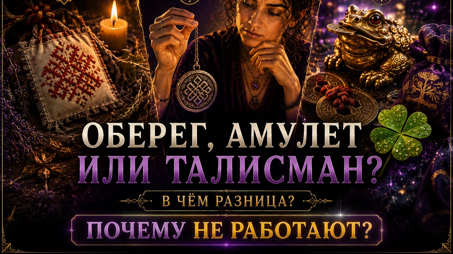 Оберег 🛡, амулет 🧿 и талисман 🔮: в чём разница и почему исчезла их сила 🤔