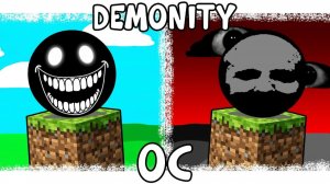 МОЙ SPRUNKI OC: DEMONITY (ИЗ MINECRAFT)