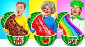 Кулинарный Челлендж_ Я против Бабушки с Собакой _ Сумасшедшие Кулинарные Идеи