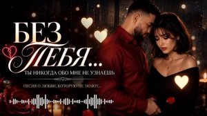 Песня, тайна неразделенной любви🥰 БЕЗ ТЕБЯ... 💔 Ты никогда обо мне не узнаешь