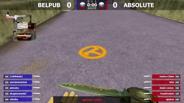 ABSOLUTE -vs- BELPUB | 2 карта | Шоу-Матч | @kn1feTV