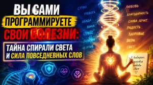 Вы сами программируете свои болезни. Спирали света и сила слов.