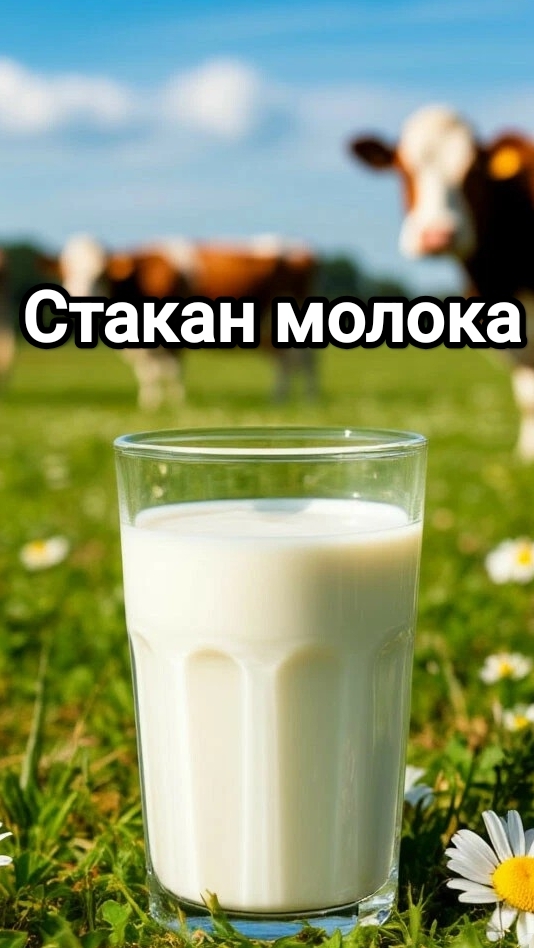 Стакан молока