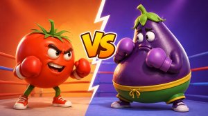 ПОМИДОР 🥊 VS БАКЛАЖАН 🍆 — КТО ПОБЕДИТ?! 😂🔥 | Мультик для детей