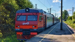 Поездка на ЭТ2М 125. Санкт-Петербург Ладожский - Невдубстрой (Город Кировск).