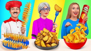 Кулинарный Челлендж_ Я против Бабушки _ Секреты и Гаджеты для Кухни