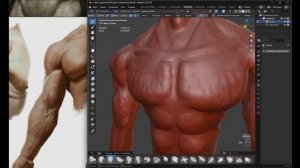 учусь скульптить в Blender без ком часть -  (20)