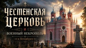 Чесменская церковь - зефирка и военный некрополь в Санкт-Петербурге