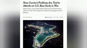 ⚓ Удар Ирана по базе в Бахрейне парализовал логистику флота США — The New York Times