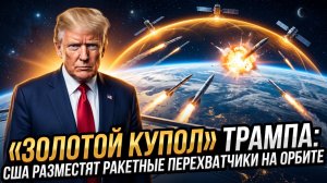 🛸«Золотой купол» Трампа: США разместят ракетные перехватчики на орбите