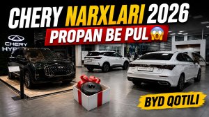 Chery narxlari 2026 samarqand