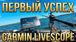 Наконец-то, первый осознаный улов с Garmin LiveScope