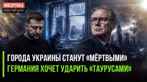 Мегаполисы Украины ждёт «ледниковый период»! Немцы рвутся ударить по России!