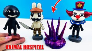 [Лепка ОК] Лепим МОНСТРОВ из БОЛЬНИЦА ДЛЯ ЖИВОТНЫХ 😲 Animal Hospital Roblox