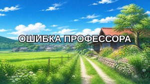 Ошибка профессора