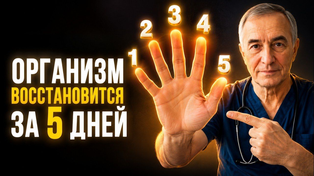 Всего 5 дней, и ваш организм начнет восстанавливаться