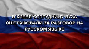 В Киеве сотрудницу вуза оштрафовали за разговор на русском языке