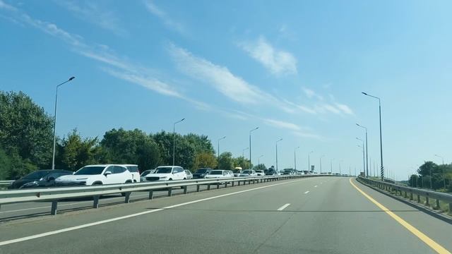 Пробка на море в Горячем Ключе 15 августа 2026