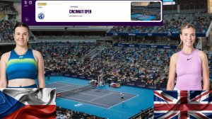 15/08/26 ⏰20:00 (6) 🇨🇿Линда Носкова - 🇬🇧Кэти Болтер/🏆WTA1000 🇺🇸Цинциннати. 2-й круг