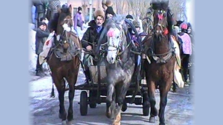 Проводы Зимы в станице Казанской. 1996 год
