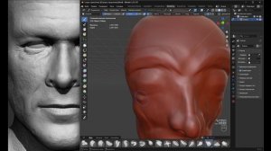 учусь скульптить в Blender без ком часть -  (17)