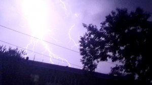 Мощная ночная гроза 12 августа!⛈️⚡⚡