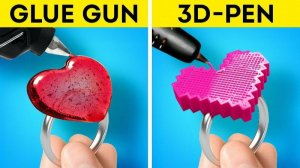 КЛЕЙНЫЙ ПИСТОЛЕТ ПРОТИВ. 3D РУЧКА! Эпическая битва красочных поделок и идей своими руками