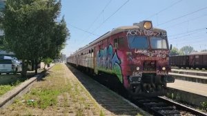 Уходящие в историю, электропоезд ЭР25 отправление со станции