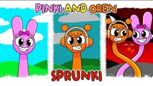 СПРУНКИ ОС: ОРЕН И ПИНКИ — НЕОЖИДАННАЯ ПАРА! 😳 SPRUNKI OC 1–3