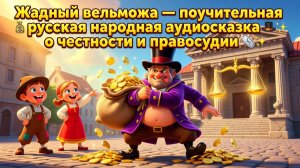 💰🎩⚖️ Жадный вельможа — поучительная русская народная аудиосказка о честности и правосудии ✨🏛️