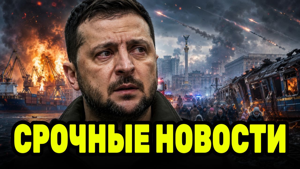 СРОЧНО // Киев готовится к эвакуации | Порты и ЖД ровняют с землёй