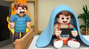 Не Играйте В Игры Слишком Много! Роблокс Мультик