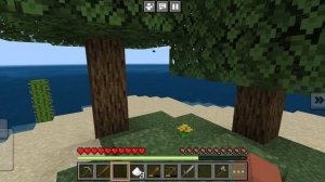 играю в Minecraft на одном острове 😃