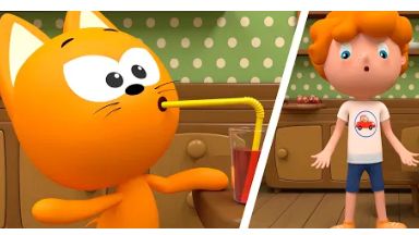 Котэ песня на английском про компот Kote Kitty Song For Kids