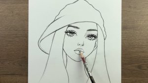 Как легко нарисовать красивую девушку карандашом, шаг за шагом