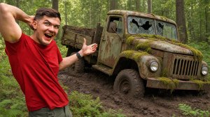 Оживляем ГРУЗОВИК, который был Заброшен в Лесу 30 Лет! Он Загорелся на Ходу!