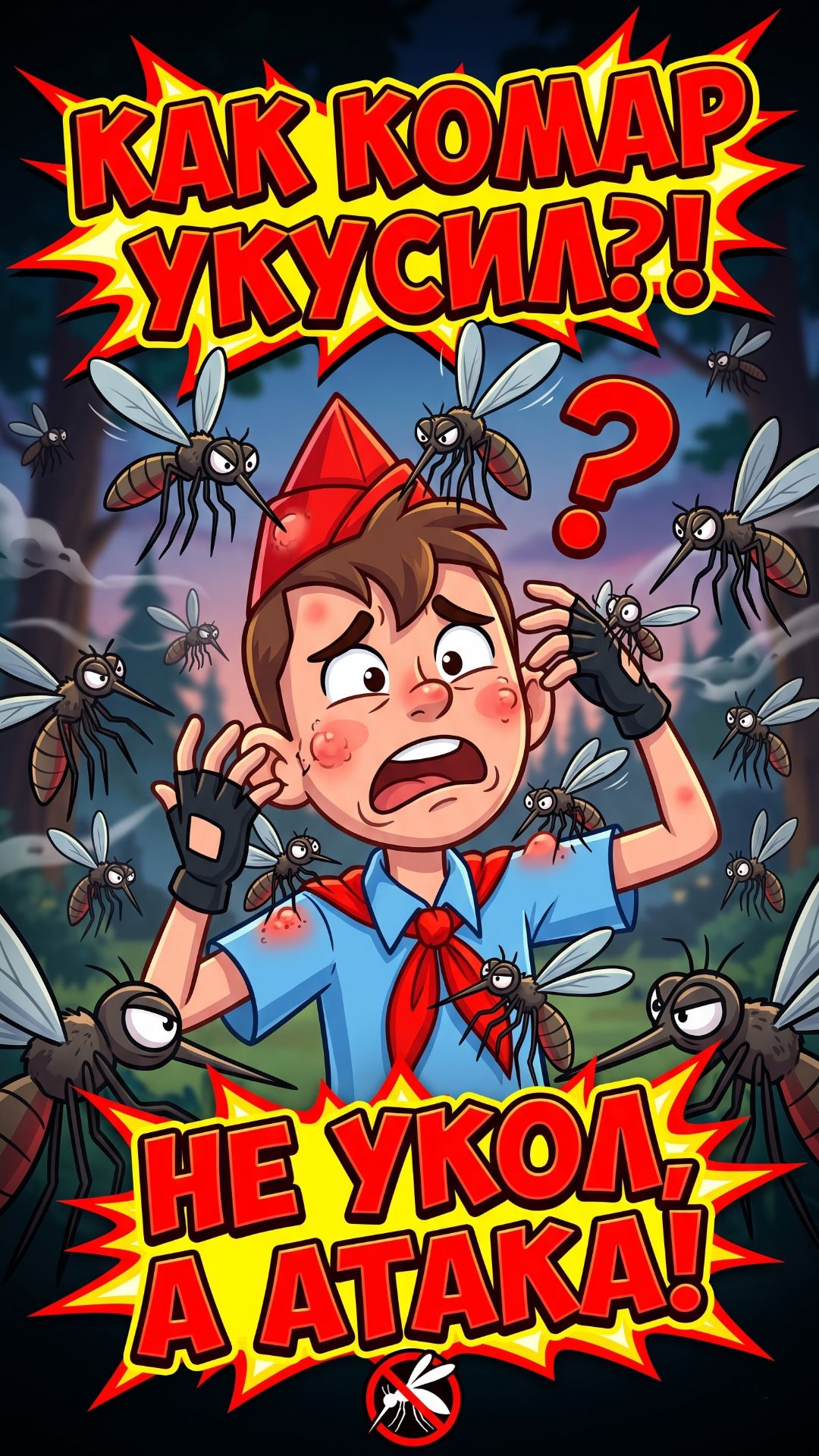 Как НА САМОМ ДЕЛЕ кусает комар? Хирургия под вашей кожей! 🦟🔪